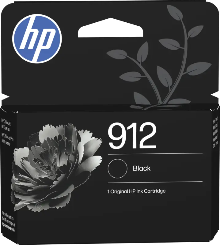 HP 912 melns 3YL80AE Instant Ink
