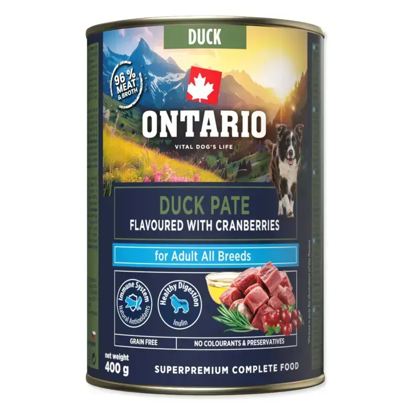 Konservi suņiem - Ontario Pieaugušo pīles