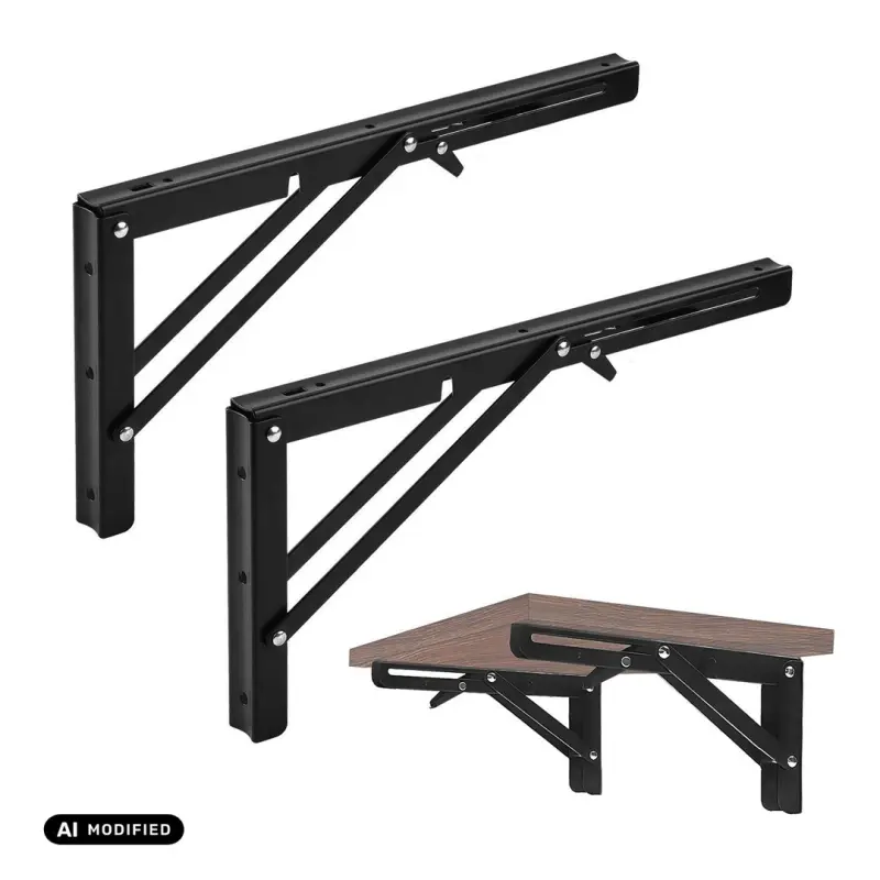 Maclean Folding Wall Shelf Bracket, min