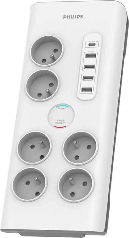Philips 6 AC strāvas kontaktligzdas, 40W