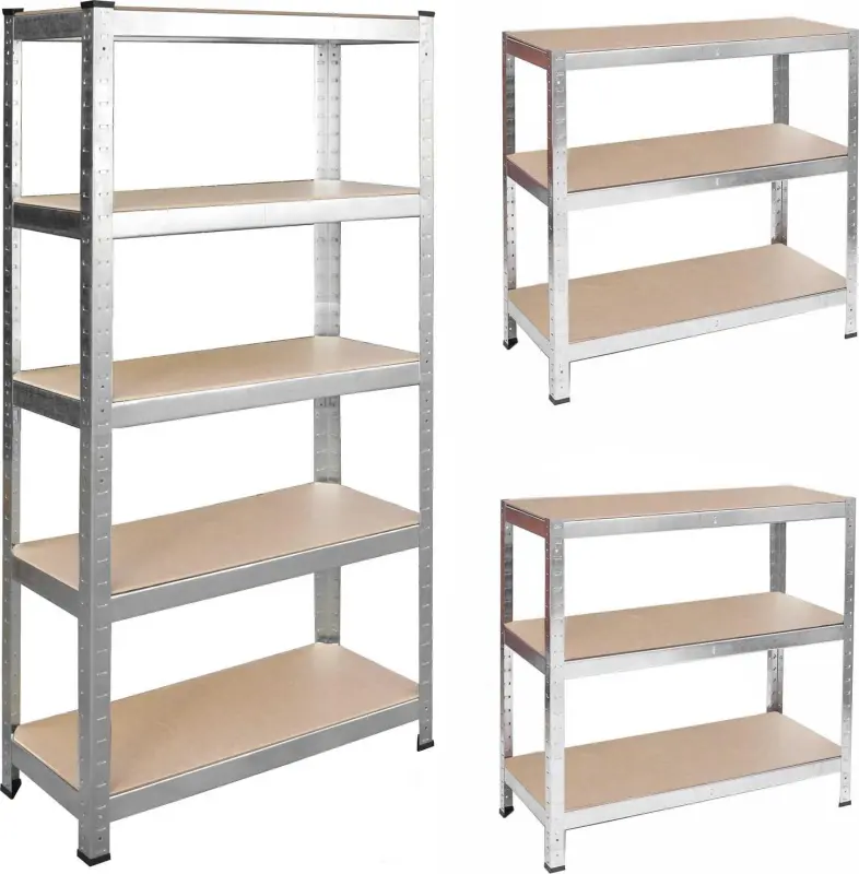Humberg metāla noliktavas plaukts 180x90x40cm HR-812