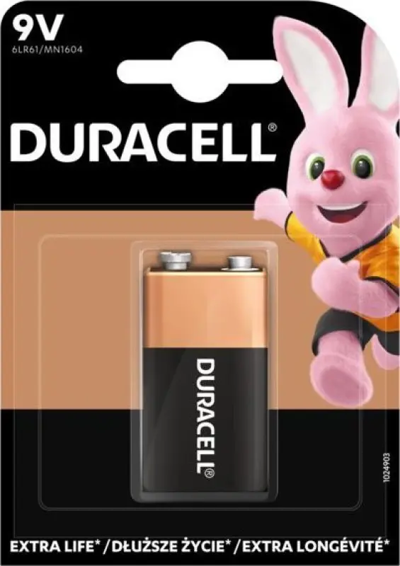 Duracell DURACELL Baterija BASIC 6LR61/9V (1