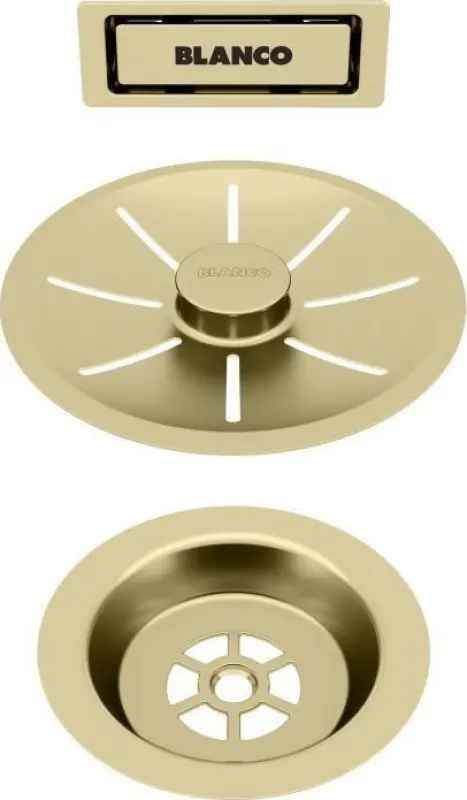 Blanco tērauda elementu komplekts satin gold
