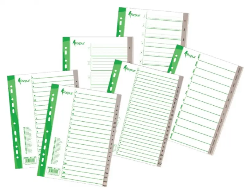 Plastikāta sadalītāji Forpus Maxi A4+, 1-31