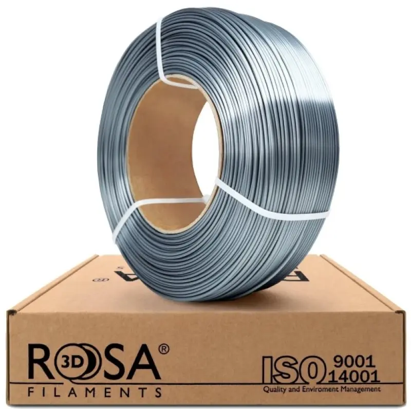 Rosa3D PLA pavediens — zīda tērauda