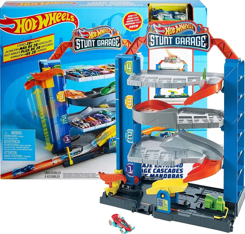 Hot Wheels garāžas un stāvvietas komplekts