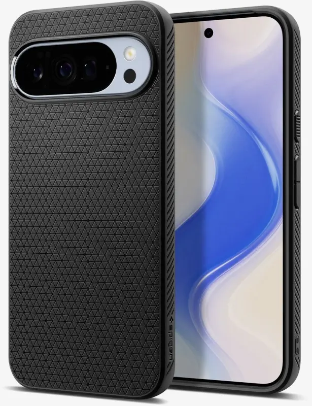Spigen Liquid Air Matēta Melna Aizsargkārba