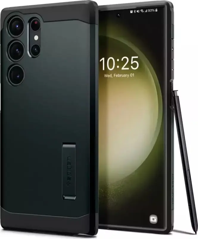 Spigen Tough Armor, zaļš — Samsung