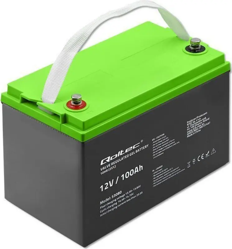 Qoltec Gēla akumulators | 12V |