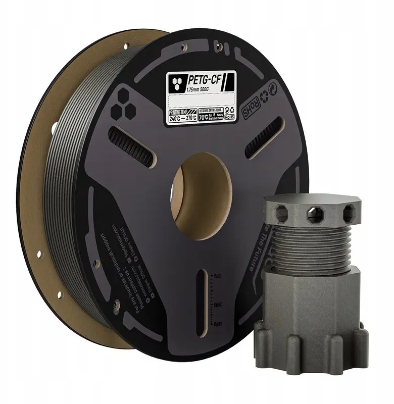 Elegoo filaments PETG-CF ELEGOO (pelēks) -