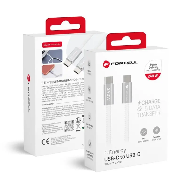 Forcell Cable USB C to USB