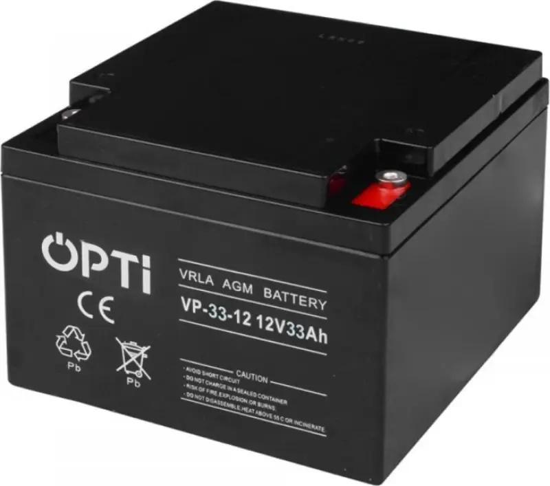 Opti akumulators AGM 12V 33Ah OPTI