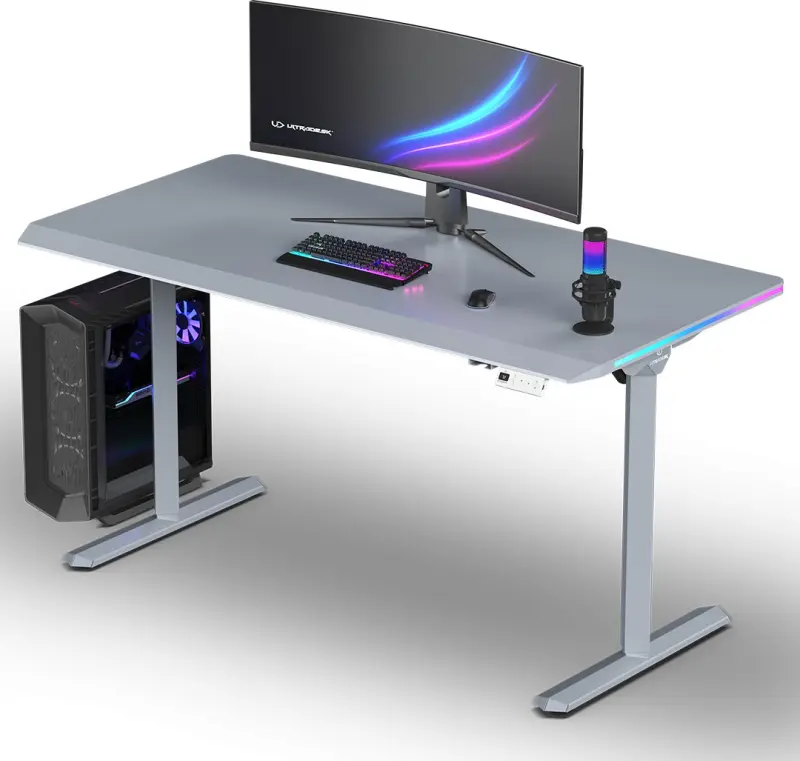 Rakstāmgalds Ultradesk QUEST pelēks 140 cm