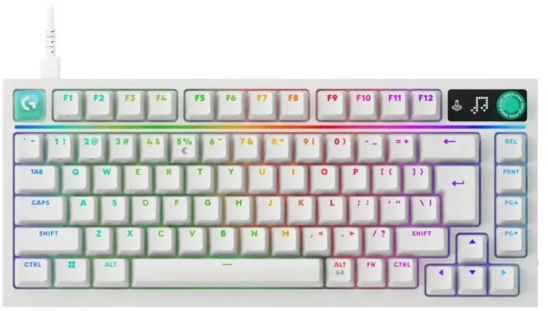 Logitech G316 X 75 balta klaviatūra