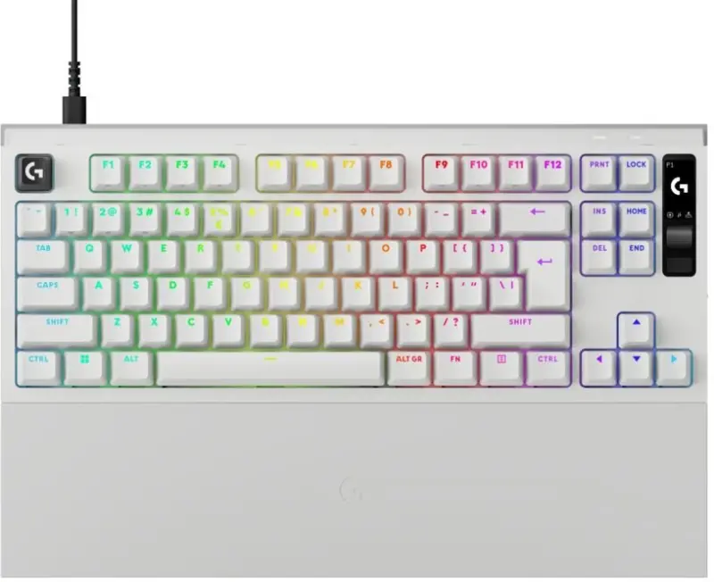 Logitech Pro X2 Rapid balta tastatūra
