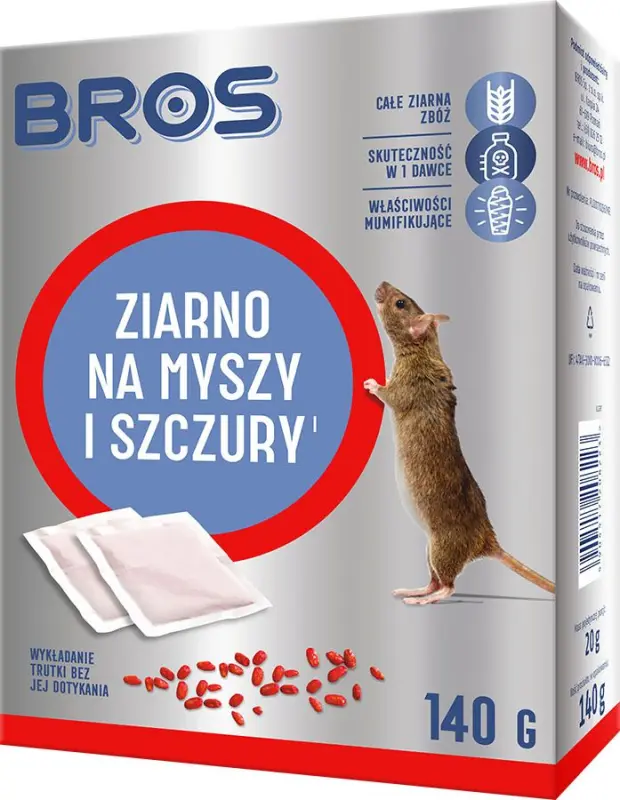 Bros preparāts pret pelēm un žurkām