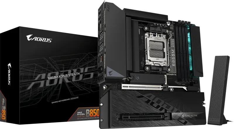 Gigabyte B850M AORUS STEALTH mātesplate -