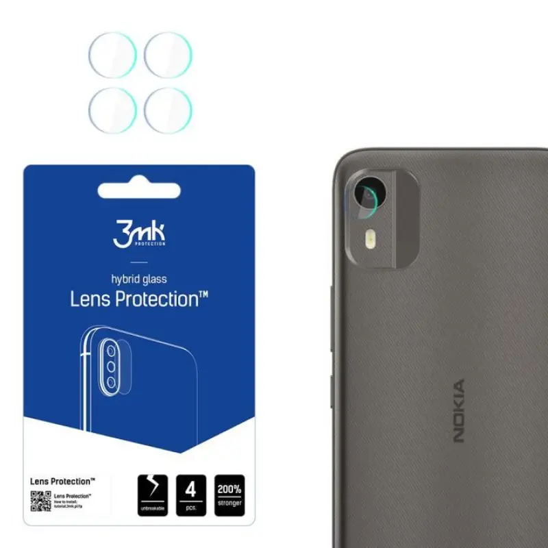 3MK Nokia C12 - 3mk Lens