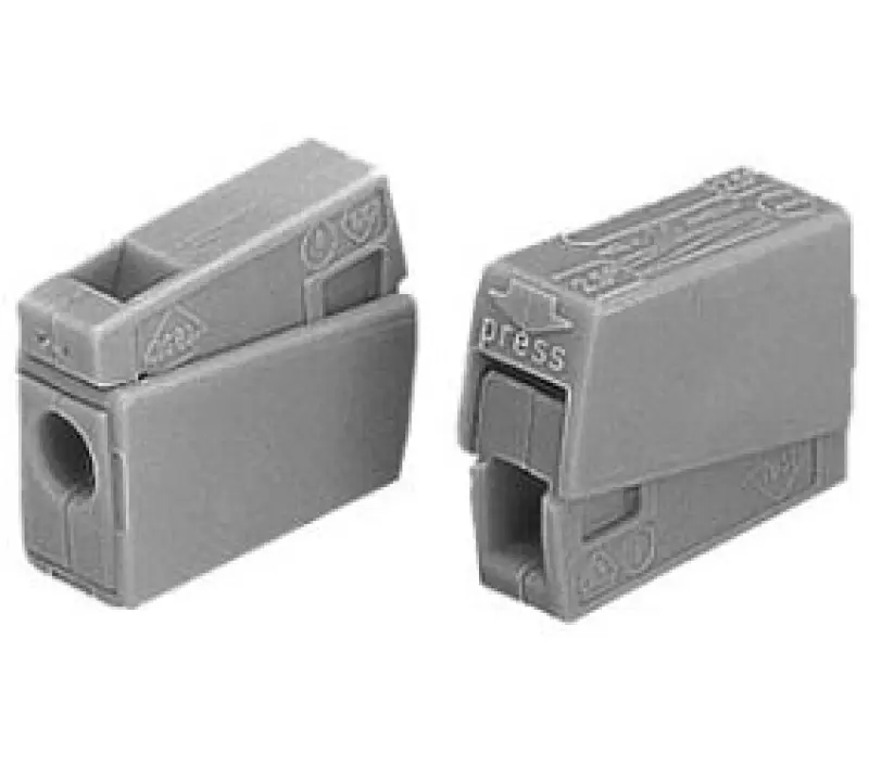 Wago 224-101 Lighting Connector Grey -