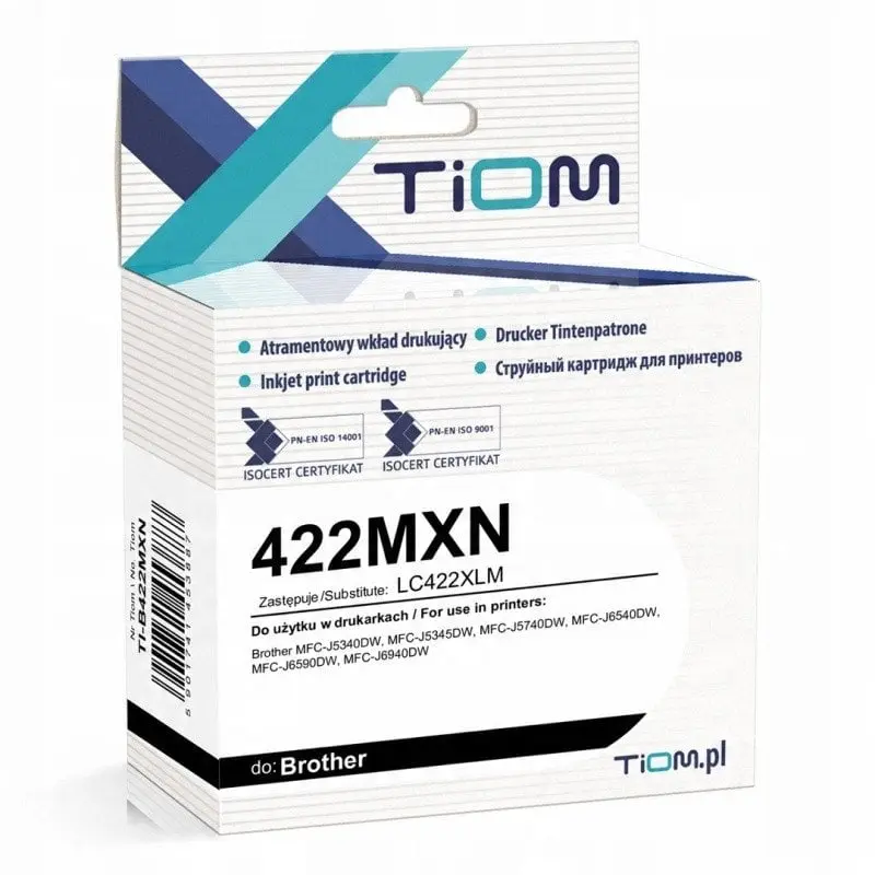 Tiom Tiom cyan ink cartridge Brother