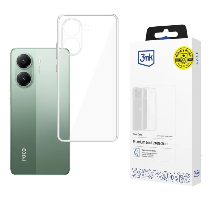 3MK 3mk Clear Case do POCO