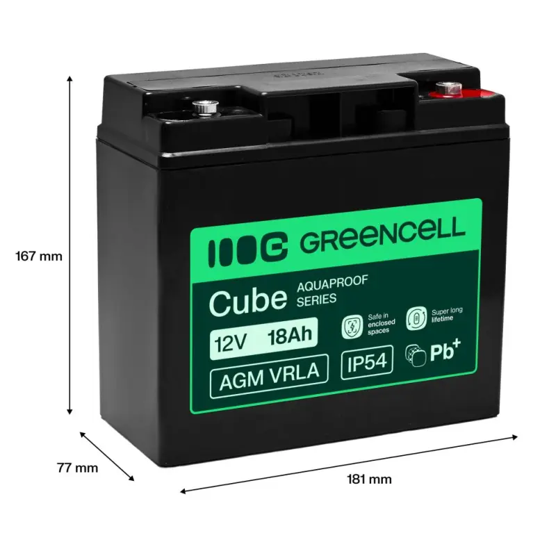 Green cell Greencell AGM VRLA 12V