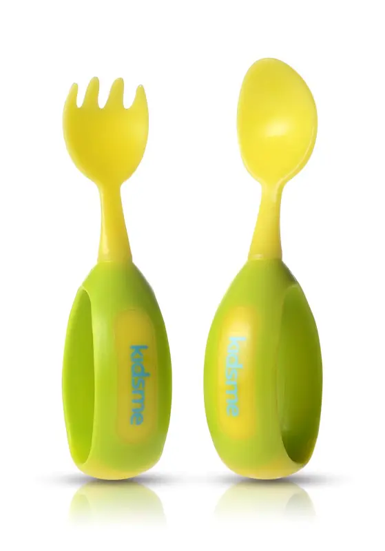Kidsme Kidsme karotīte un dakšiņa Lime