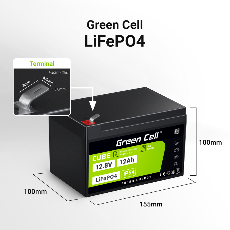 Green cell Green Cell CUBE LiFePO4