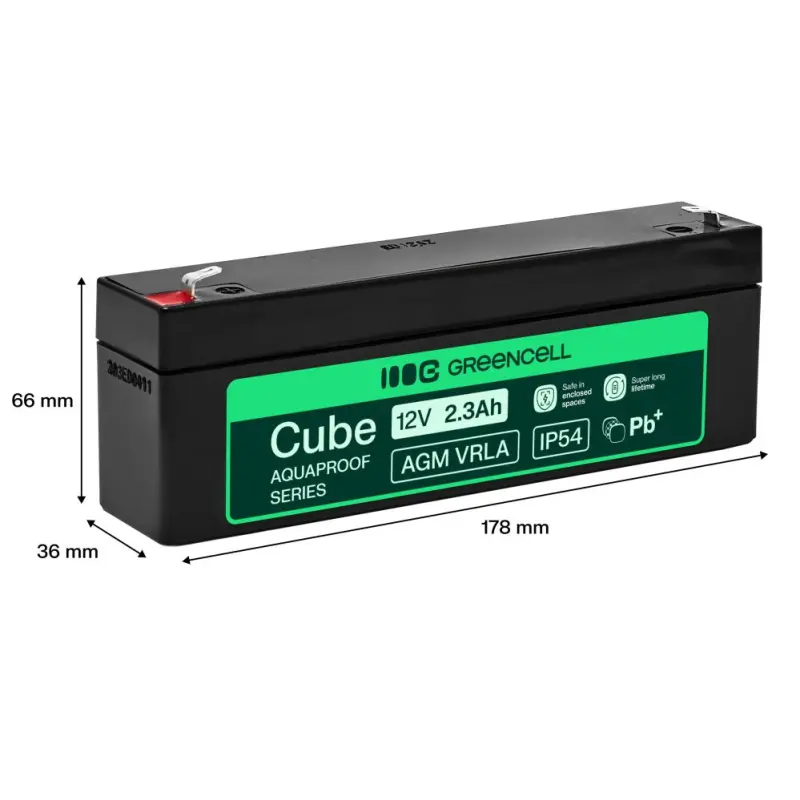 Green cell Greencell AGM VRLA 12V