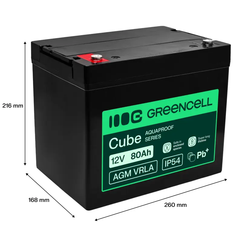 Green cell Greencell AGM VRLA 12V