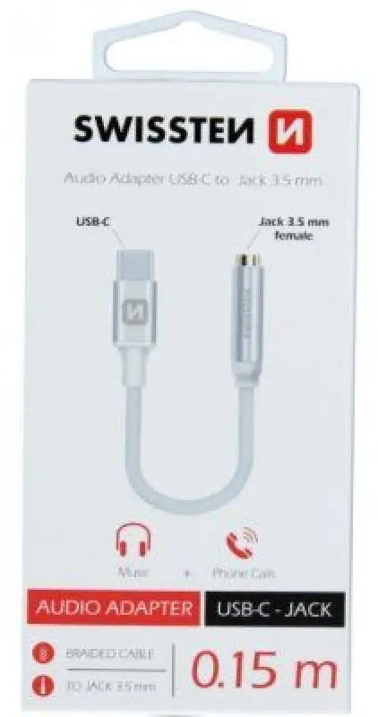 Swissten Swissten USB-C uz 3.5mm