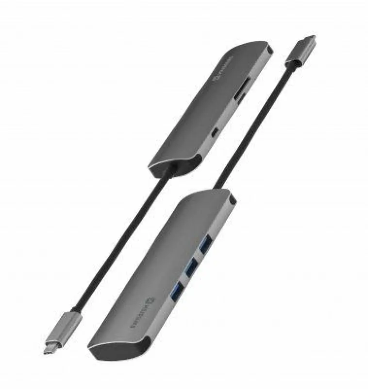 Swissten Swissten USB-C Sadalītājs 6in1 ar