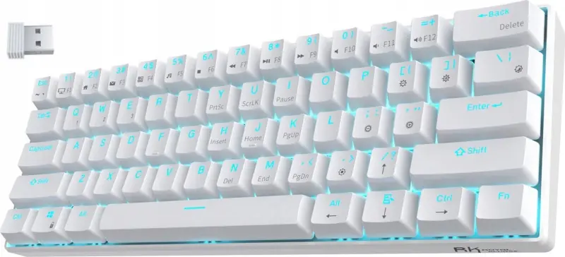 ROYAL KLUDGE RK61 White, Red Switch