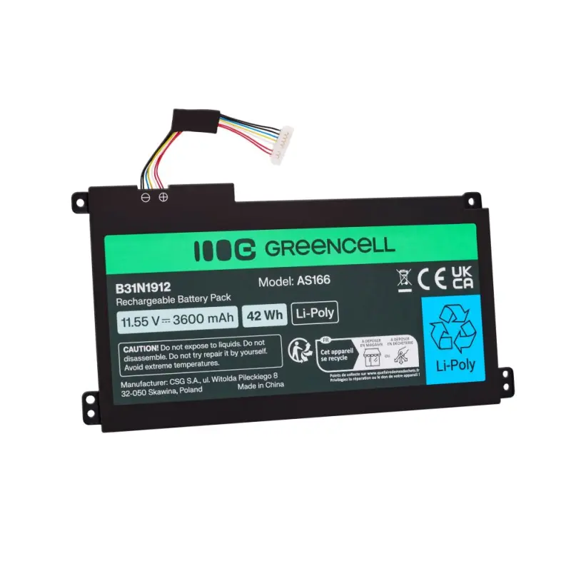 GREEN CELL Greencell akumulators Asus C31N1912
