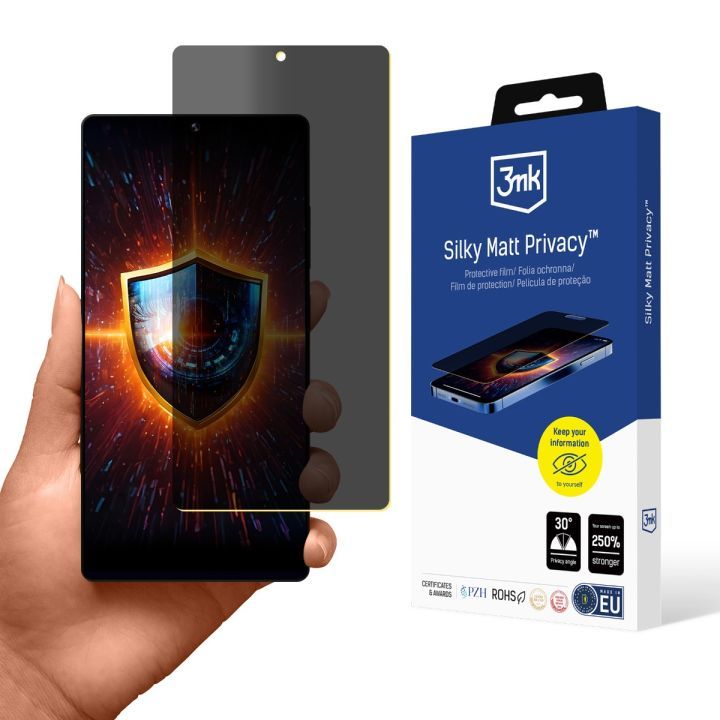3mk Silky Matte Privātuma Ekrāna Aizsargs Samsung Galaxy S25 Ultra