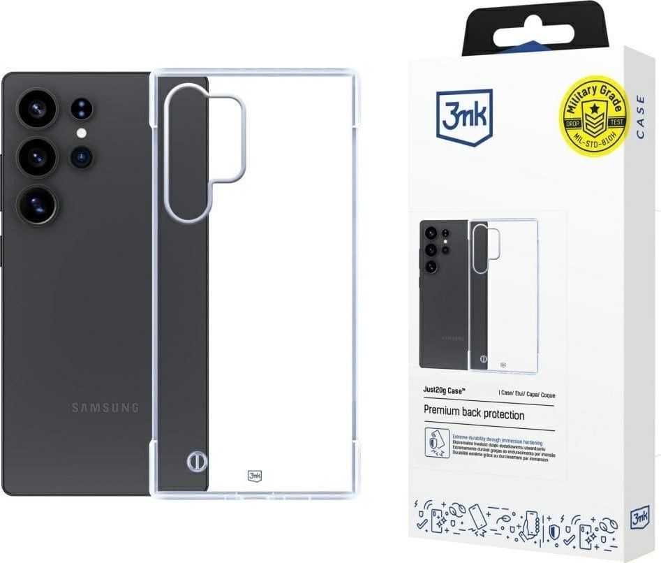 3mk Just20g Skaidrs Aizsargkaste Samsung Galaxy S25 Ultra