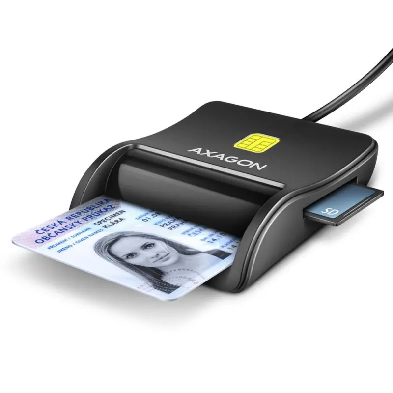 AXAGON CRE-SM3SD USB-A 4-slot Smart /