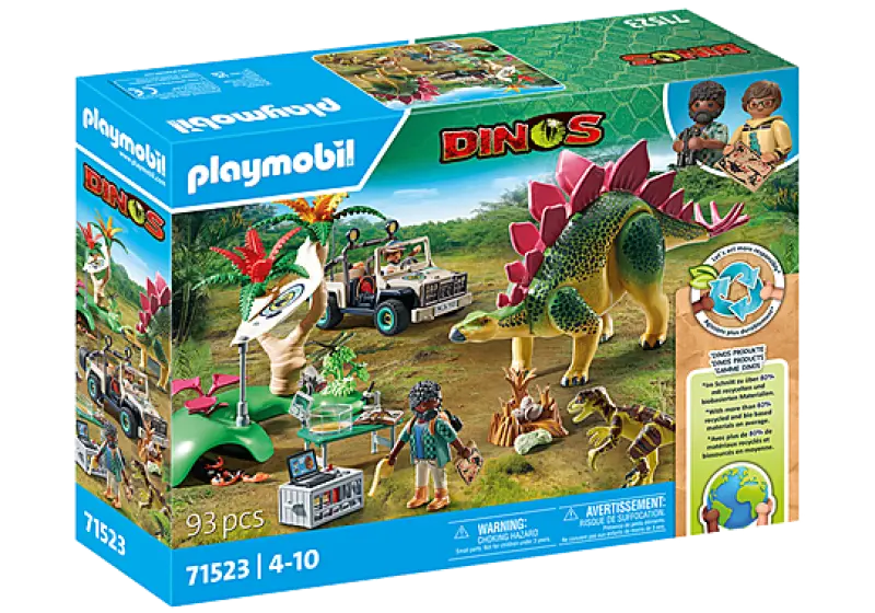 PLAYMOBIL DINO Pētniecības nometne ar dinozauriem