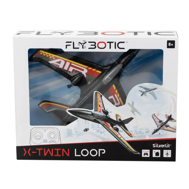 FLYBOTIC Radio vadāma lidmašīna X-Twin Loop