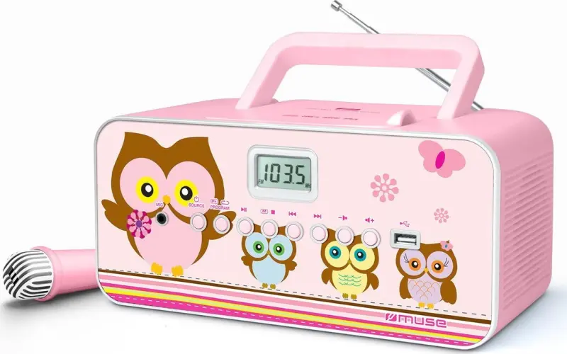 Radioatskaņotājs Muse M-29KP, rozā - M-29KP