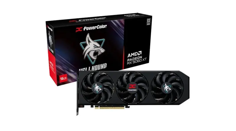 Graphics card. PowerColor RX9060XT 8G-L/OC -