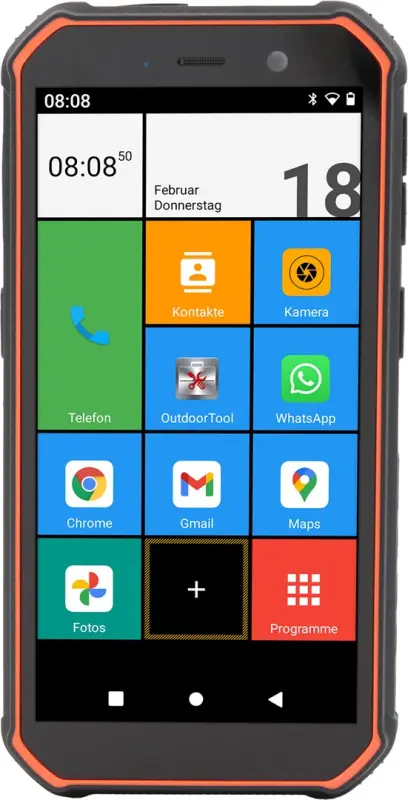 OLYMPIA Trek 3/32GB Black/Orange - 2288