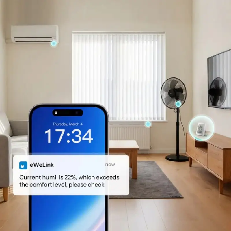 Vieds temperatūras un mitruma sensors, ZigBee