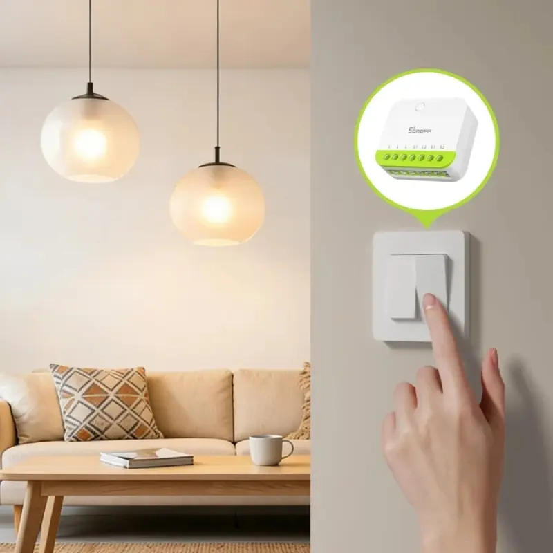 Vieds sienas slēdzis MINI-ZB2GS, Zigbee, 2-kanālu
