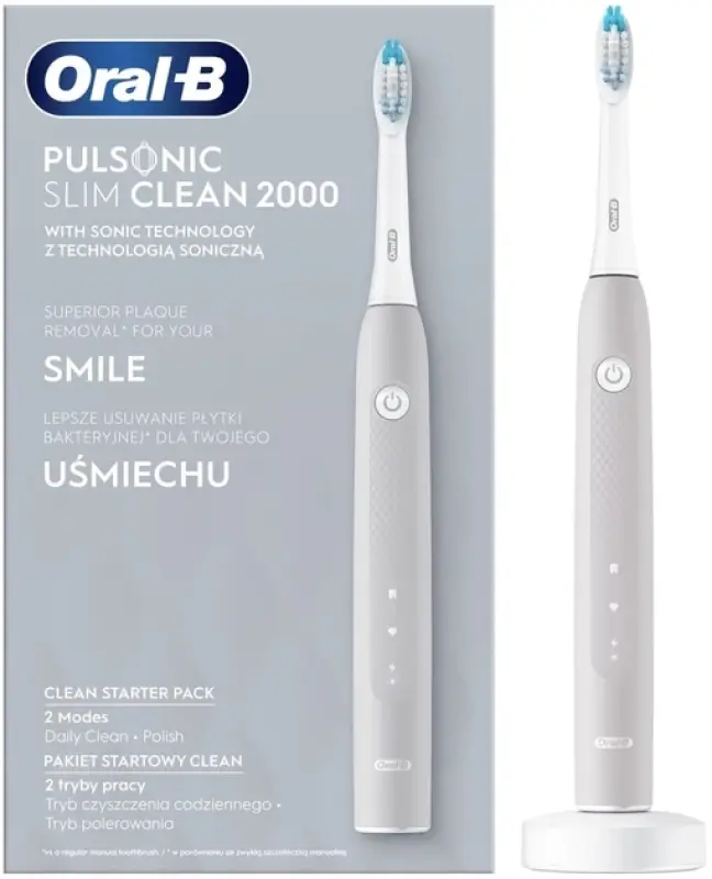 ORAL-B Pulsonic Slim Clean 2000 Grey