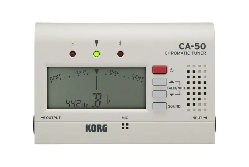 Korg CA-50 - chromatic tuner, white