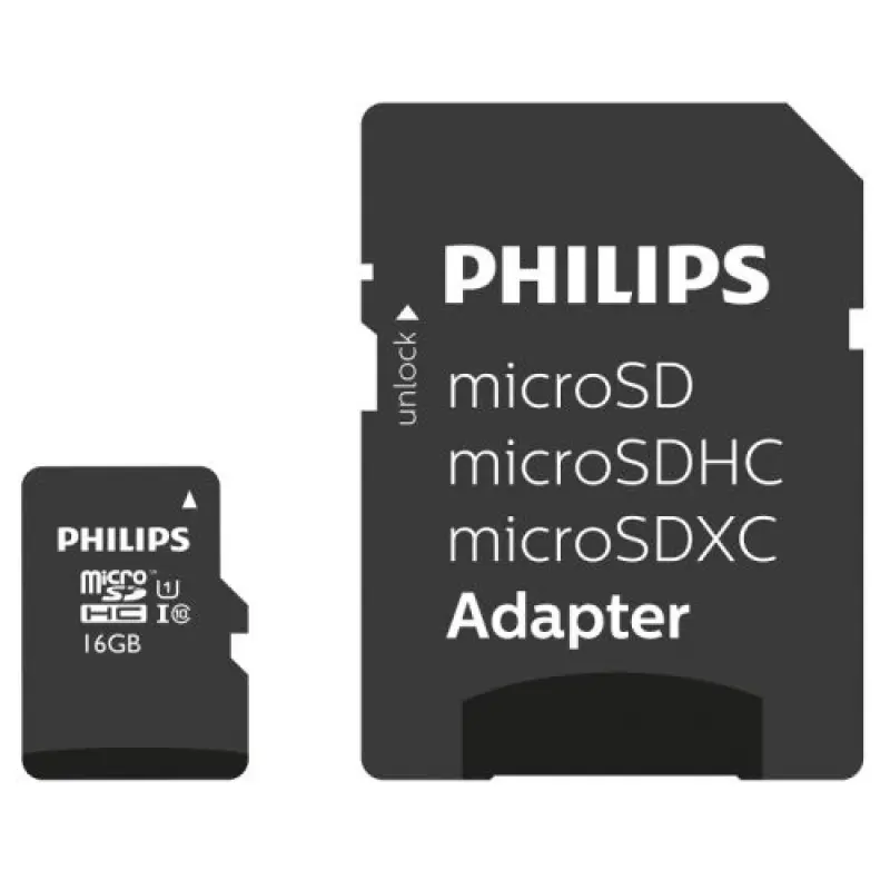 Philips MicroSDHC 16GB class 10/UHS 1