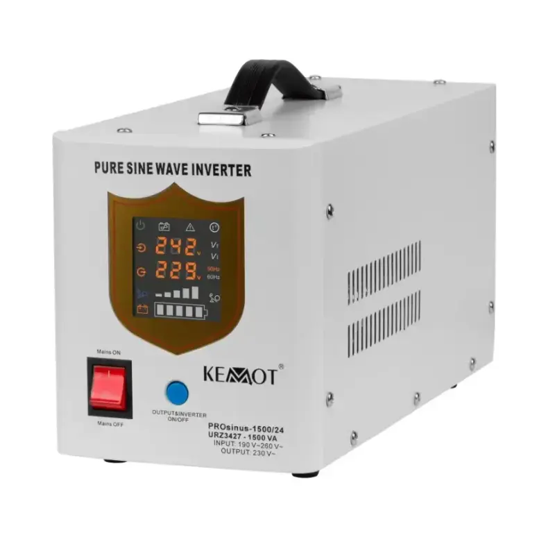 KEMOT 1500VA/1050W 24V/230VAC Nepārtrauktās barošanas bloks