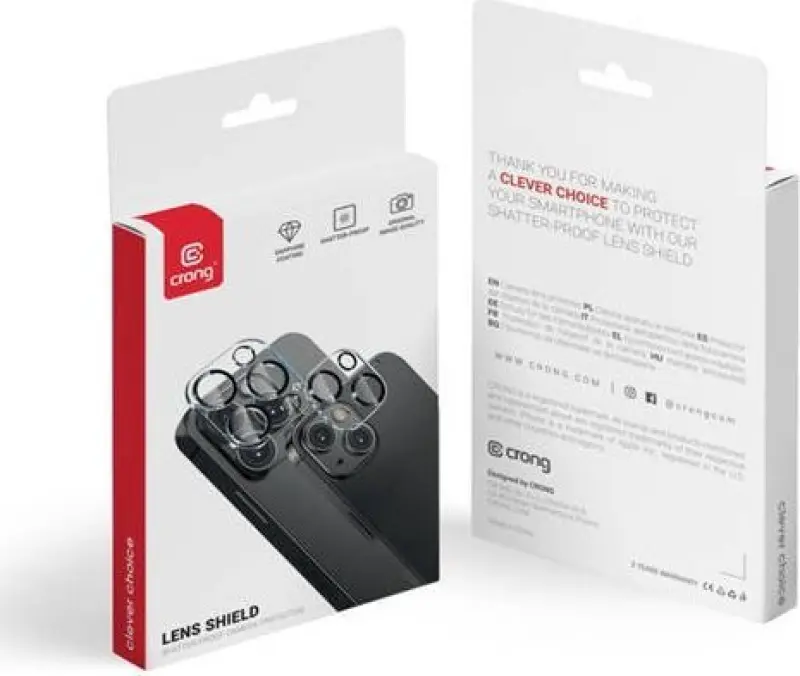 Crong Lens Shield — aizsargstikls iPhone