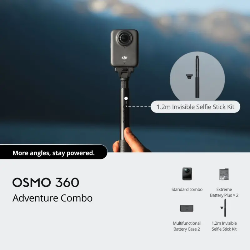DJI CAMERA OSMO 360 ADVENTURE/COMBO CP